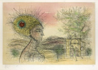Jean CARZOU (1907-2000)

PAYSAGE SURRÉALISTE...
