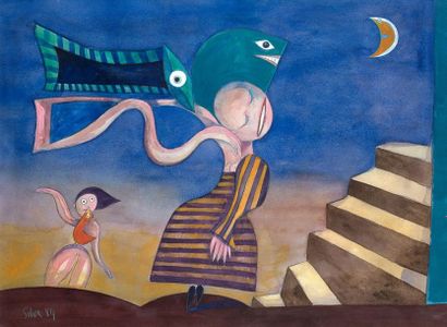 Julio SILVA (né en 1930)

DEUX PERSONNAGES...