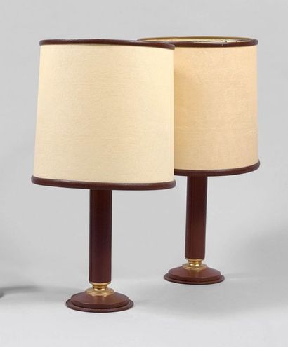 Maison LE TANNEUR

Paire de lampes, fût et...