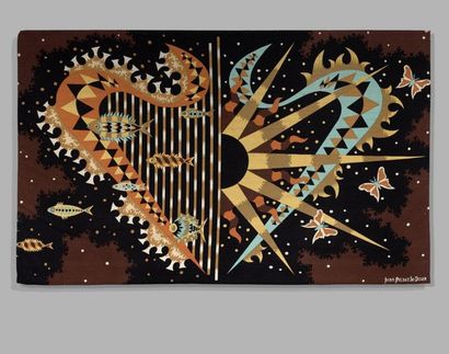 JEAN PICART LE DOUX, d'après
«Ciel et mer».
Tapisserie...