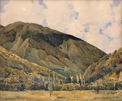 Adolphe THIERS (XXème siècle)
PAYSAGE À LUCHON,...