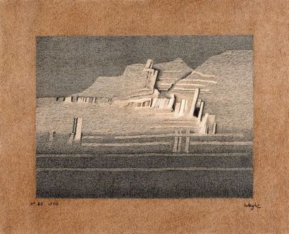 Christophe VON WEYHE (né en 1937)
VUE D'UNE...