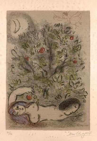 Marc CHAGALL (1887-1985)
PARADIS, 1960.
Lithographie...