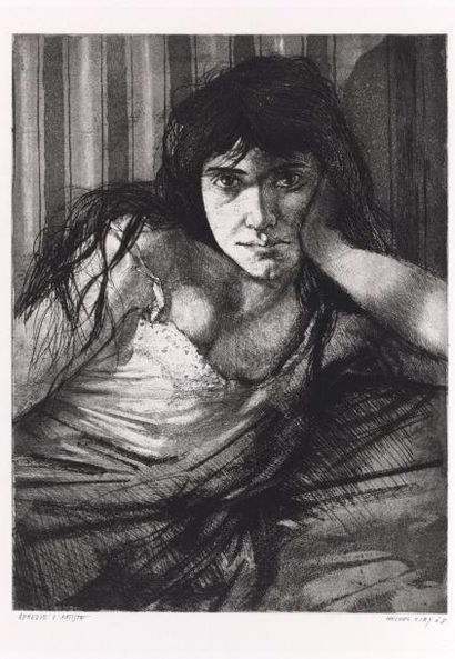 Michel CIRY (né en 1919)
LA FILLE, 1968.
Eau-forte...