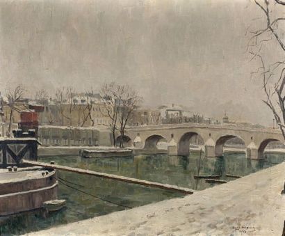Aage FERSING (XXème siècle)

VUE DE PARIS,...