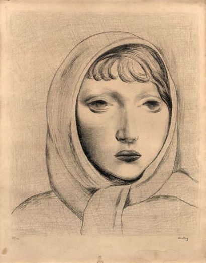 Moïse KISLING (1891-1953)

TÊTE DE JEUNE...