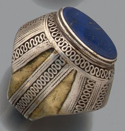 Bague en argent et argent (supérieur à 800/000)...