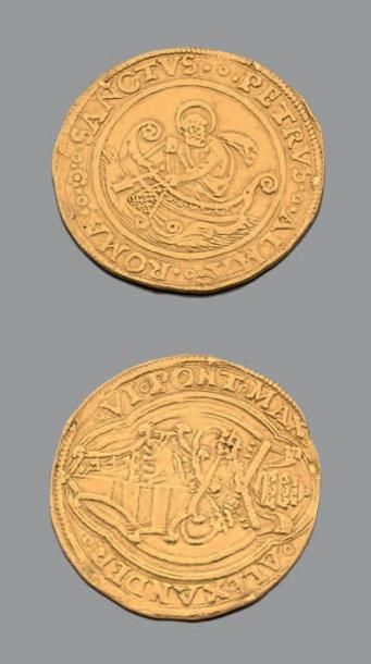 VATICAN. ALEXANDRE VI (1492- 1503). 2 florins....