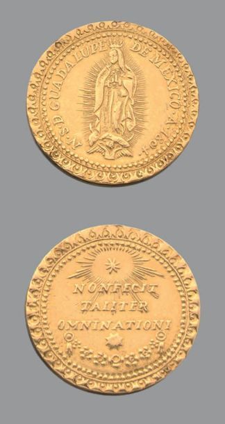 MEXICO. Médaille de Notre-Dame de Guadalupe....