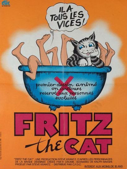 Quatre-vingt-quatorze affiches de films dessinées...