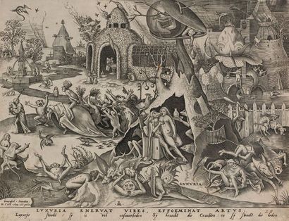 Pieter BRUEGHEL (1525-1569)

La Luxure. Planche...