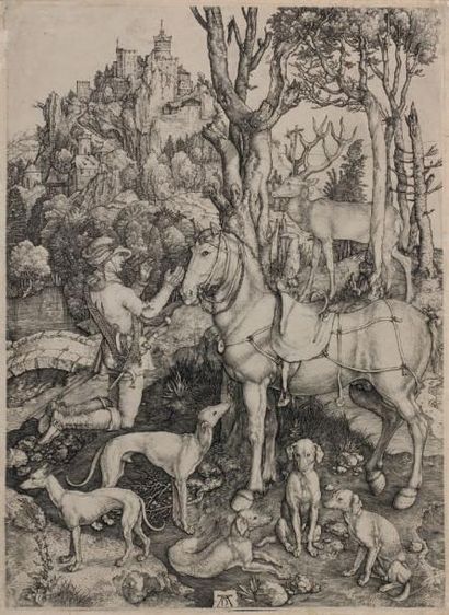 Albrecht DÜRER (1471 - 1528)

Saint Eustache.
(Hollstein;...