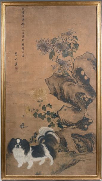 CHINE - Fin du XIXème siècle

Encre polychrome...