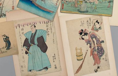 Utagawa Kunisada (1786-1865)
Deux oban tate-e,...