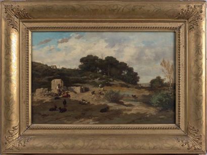 Emile LOUBON (1809-1863)

BERGERS DANS UN...