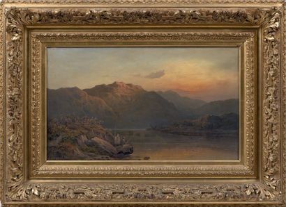Georges HOWARD (1843-1911)

SUNSET LLYN -...