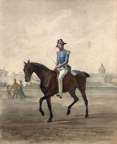 Raoul BRINQUANT

CAVALIER SUR L'ESPLANADE...