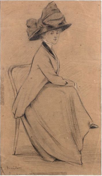 J. Bert (?), vers 1900

PORTRAIT DE FEMME...