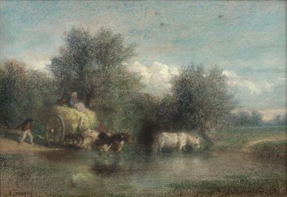 Constant TROYON (1810-1865)

LA CHARRETTE...