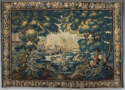 Importante tapisserie d'Aubusson à décor...