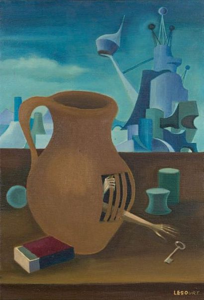 LESOURT, XXème siècle
LA CRUCHE.
Huile sur...