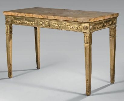 Paire de tables console rectangulaires en...