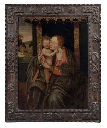 Ecole ANVERSOISE du XVIème siècle
LA VIERGE...