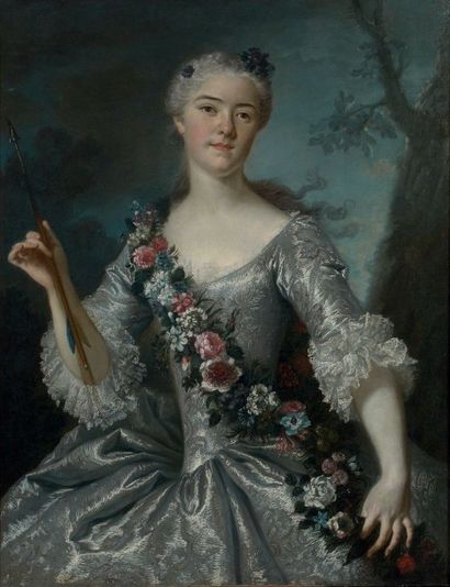 Ecole FRANÇAISE, suiveur de Jean Marc NATTIER
PORTRAIT...