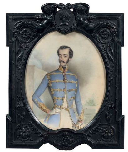 J. BETHEL
PORTRAIT DE MILITAIRE PORTANT LA...