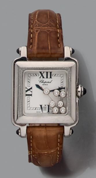 Montre bracelet de dame en acier à quartz...