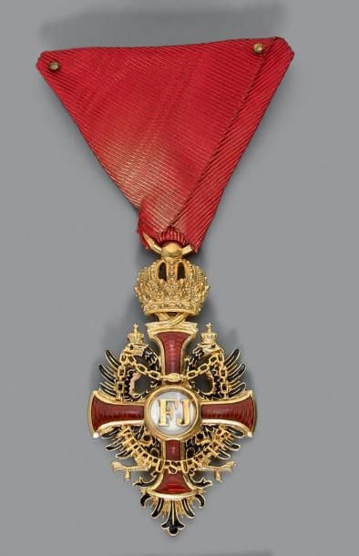 EMPIRE D'AUTRICHE ORDRE DE FRANÇOIS JOSEPH,...