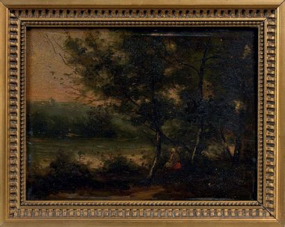 Ecole FRANCAISE de la fin du XIXème siècle
PAYSAGE...