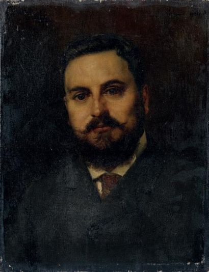 Paul SAIN (1853-1908)
PORTRAIT D'HOMME.
Huile...