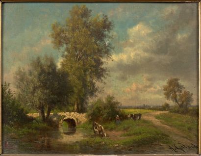 Alexandre Gittard (1832-1904)
PAYSAGE AU...