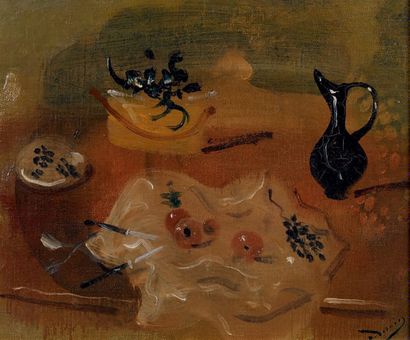 André DERAIN (1880-1954)
NATURE MORTE.
Huile...