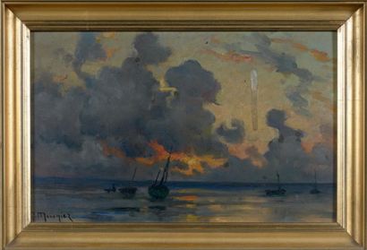 Georges P. MARONIEZ (1865-1933)
BORD DE MER...