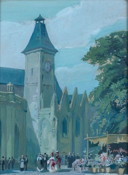 Eugène CICERI (1813-1890) attribué à
MARCHE...