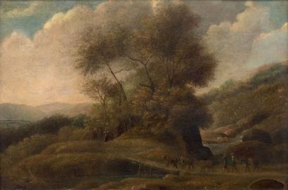 ECOLE FRANCAISE DU XIXème siècle
PAYSAGE...