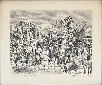 André JACQUEMIN (1904-1992) : MATIN DE MARS...
