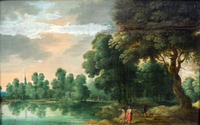 Lucas van UDEN (1595-1672) : PAYSANS DANS...