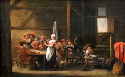 Ecole FLAMANDE du XVIIIe siècle, entourage...