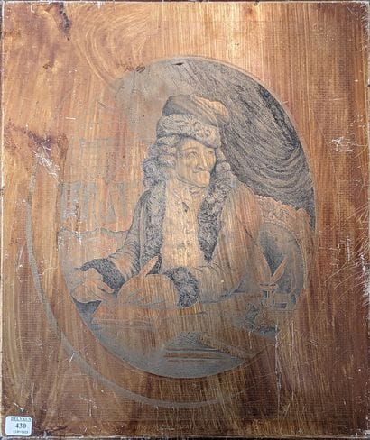Le dernier portrait de Voltaire, dessin de...