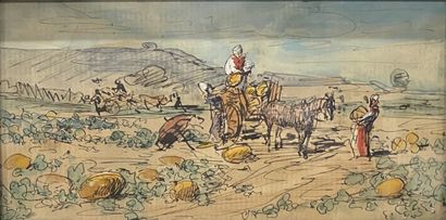 Joseph GARIBALDI (1863-1941) : LE RAMASSAGE...