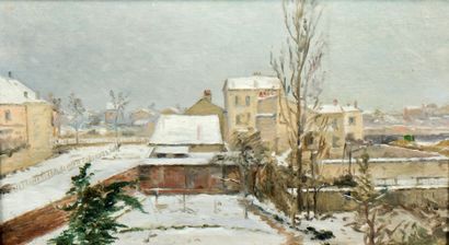 Eugène CLAUDE (1841-1922), attribué à : FAUBOURGS...
