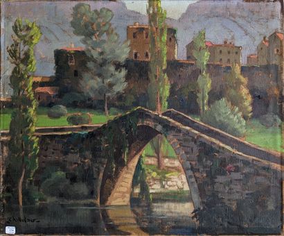 Marcel CHALLULAU (1887-1982) : PAYSAGE AU...
