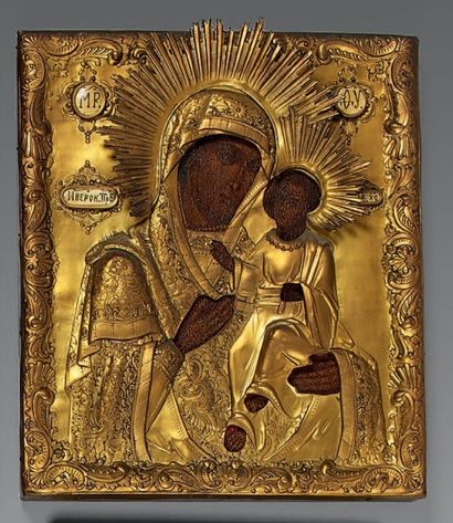 Mère de Dieu «Iverskaïa».
Ce modèle de Vierge...