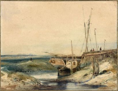 Eugène ISABEY (Paris 1803 - Montévrain 1886)

PORT...