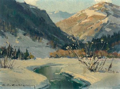 Charles-Henry CONTENCIN

VAL DE MONTJOIE.
Huile...