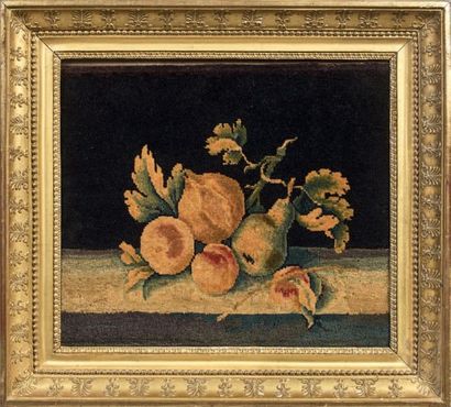 Tapisserie au point de Savonnerie représentant...