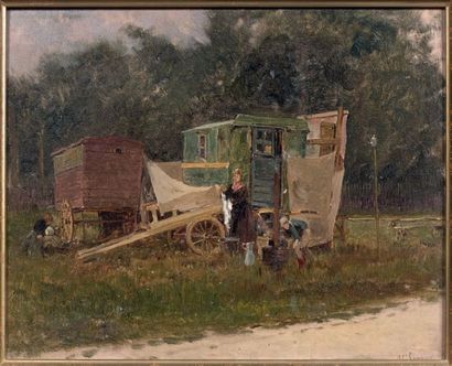 Octave SAUNIER (1842-1887)

CAMPEMENT DE...